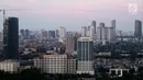 Foto landscape gedung bertingkat di Jakarta, Jumat (24/2). Kebijakan pemerintah dalam pembiayaan properti masih akan menjadi penentu pasar properti di 2018. (Liputan6.com/JohanTallo)