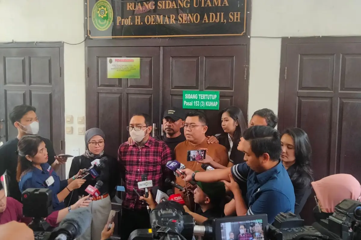 Pernyataan pers dari Jonathan Latumahina ayah David Ozora. (Foto: Dok. Twitter @nashirr27)