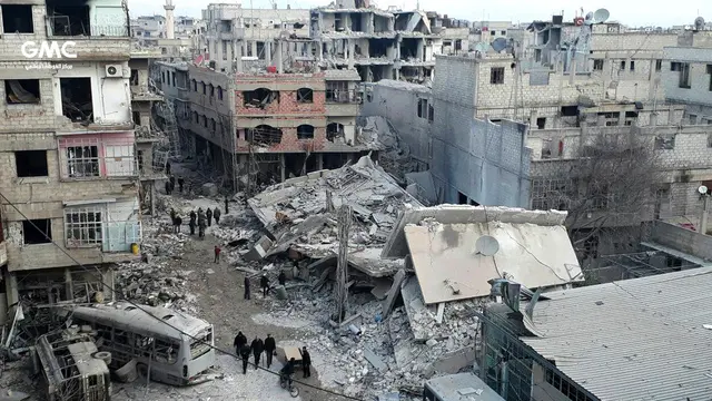 Serangan Udara Pasukan Suriah Tewaskan 400 Orang di Ghouta