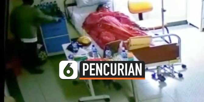 VIDEO: Pencurian di Ruang Isolasi Pasien Covid-19 Terekam CCTV