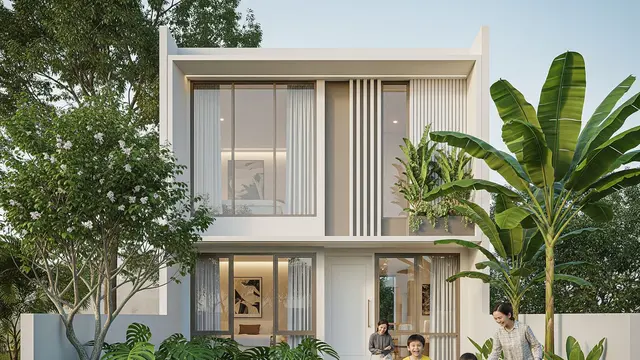 Split-Level Minimalis untuk Pemanfaatan Vertikal