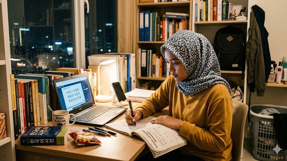 7 Tips Tetap Konsisten Belajar Bahasa Korea Meski Sibuk