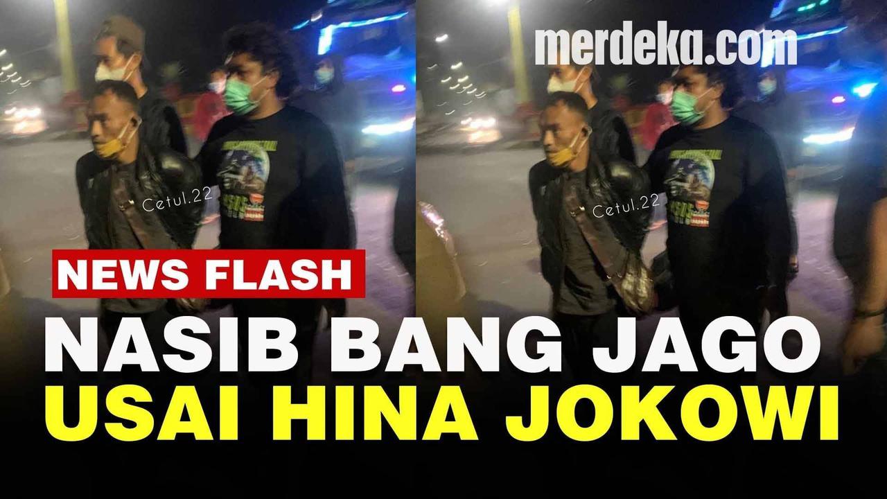 VIDEO: Bang Jago Garang Hina Presiden Jokowi dan Polisi, Mengkeret Saat Diborgol