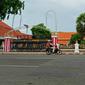 Kawasan Gedung Negara Grahadi Surabaya, Jawa Timur. (Foto: Liputan6.com/Dian Kurniawan)