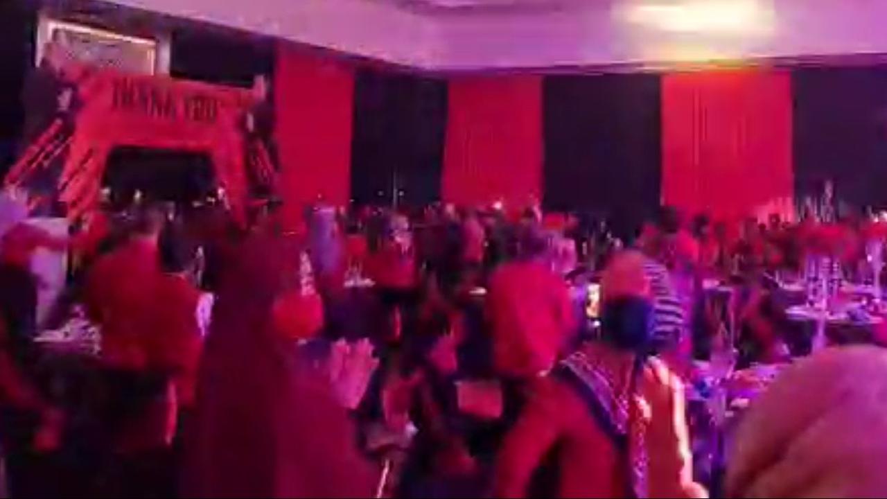 Pesta Ultah Ketua DPD Gerindra Sultra Andi Ady Aksar tak diketahui kepolisian dan pemprov Sultra.(Liputan6.com/Ahmad Akbar Fua)