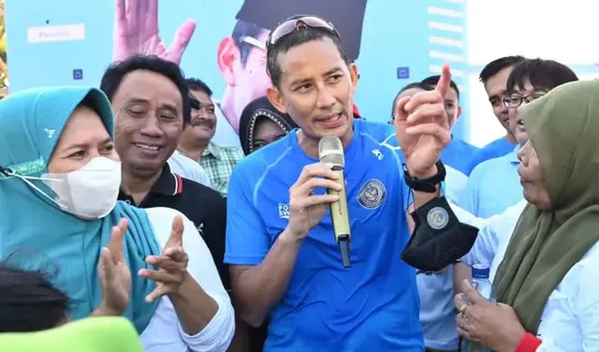 Sandiaga melanjutkan, duet dengan AHY bisa terjadi jika diusung PPP, Demokrat dan PKS.<br>