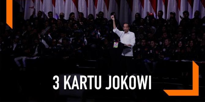 VIDEO: Jokowi Pamer Tiga Kartu Baru, Apa Saja?