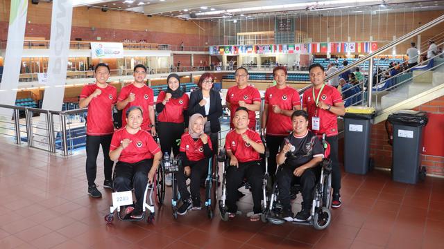 FOTO Timnas Boccia Indonesia
