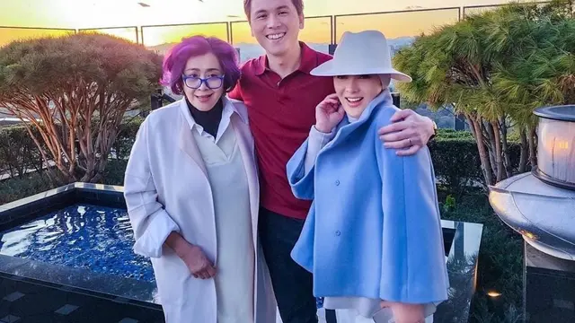 Syahrini akur dengan mertua di Jepang