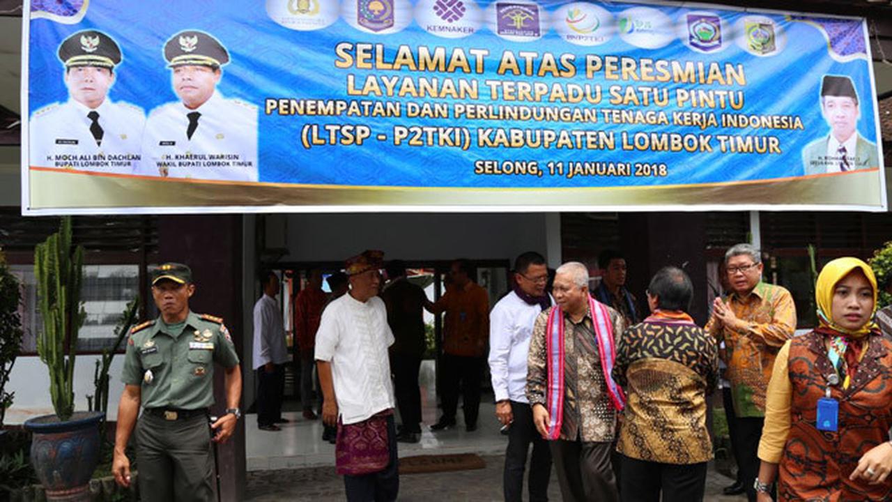 Pemerintah Dirikan LTSA bagi TKI di Kabupaten Lombok Timur