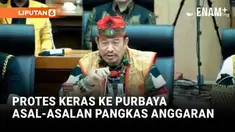 Perwakilan Masyarakat Kalimantan Timur menyampaikan protes mereka ke Komisi XII DPR, terkait pemangkasan Dana Bagi Hasil yang dipangkas oleh Menteri Keuangan Purbaya Yudhi Sadewa, Kamis (4/12).