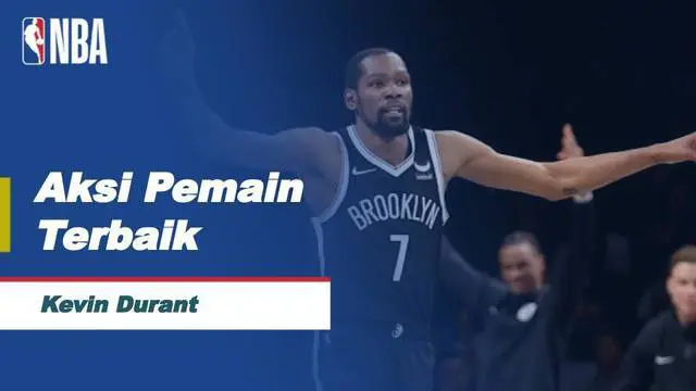 Berita video aksi-asksi keren Kevin Durant saat Brooklyn Nets menang atas Detroit Pistons di NBA, Rabu (30/3/22)