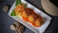Arancini hidangan pembuka klasik asal Italia. [Dok/Pexels.com/Shameel mukkath].