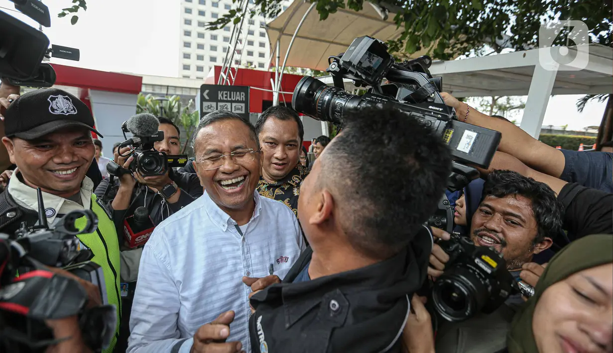 Pemeriksaan Dahlan Iskan ini merupakan penjadwalan ulang dari pemeriksaan Kamis, 7 September 2023. (Liputan6.com/Faizal Fanani)