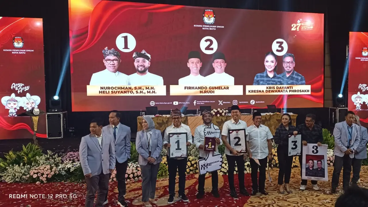 Pasangan Calon Wali Kota dan Wakil Wali Kota Batu, Jawa Timur Firhando Gumelar - Rudi. (Liputan6.com/ ist)