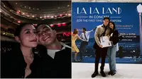 Potret artis Indonesia nonton La La Land in Concert di Singapura. (sumber: Instagram/omara.esteghlal/angga)
