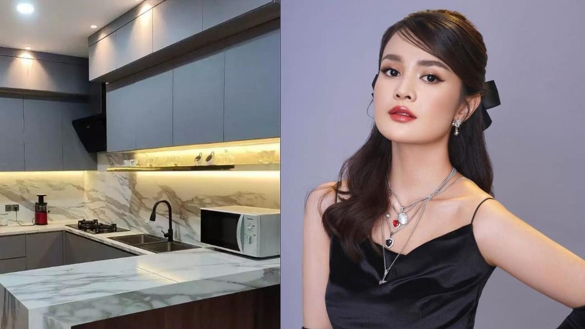 Potret Dapur Michelle Ziudith yang Bikin Kagum, Minimalis Klasik dengan Pintu Tersembunyi