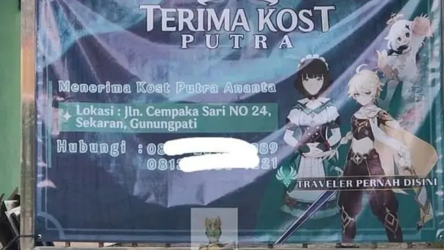 6 Spanduk Jualan Pakai Gambar Anime Ini Kelewat Unik, Terdeteksi Wibu