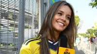 Model dan fans wanita Kolombia, Alejandra Buitrago (101 Great Goals)