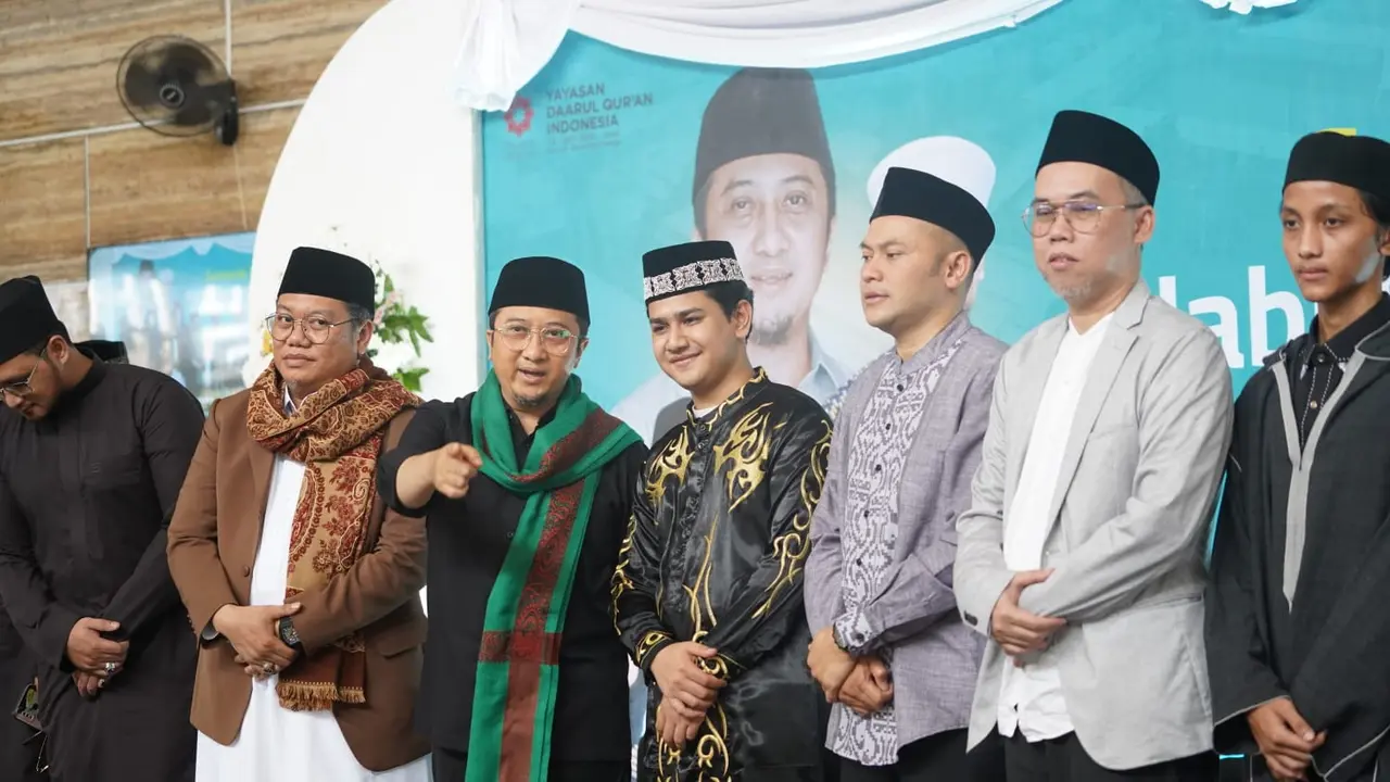 Perayaan Maulid Nabi Muhammad SAW di Pesantren Tahfizh Daarul Qur’an Indonesia.
