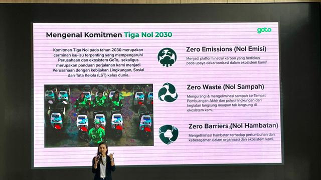 Konferensi pers Riset LPEM UI Goto