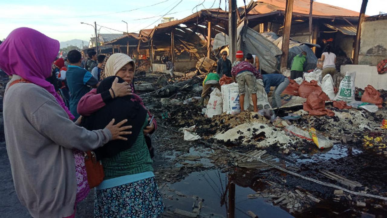 Ungkapan Kesedihan Pedagang Pasar Gedebage Usai Kebakaran