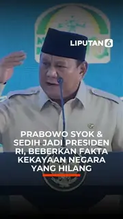 Prabowo Syok & Sedih jadi Presiden RI, Beberkan Fakta Kekayaan Negara Yang Hilang
