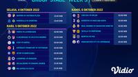 Jadwal dan Live Streaming Liga Champions 2022/2023 Matchday 3 di Vidio, 4-6 Oktober 2022. (Sumber : dok. vidio.com)