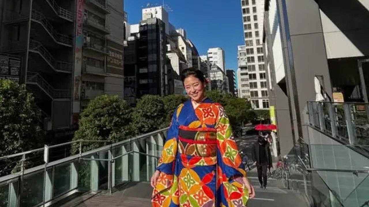 Gaya Haruka Nakagawa Dibalut Kimono saat Pulang Kampung, Tampilan Perempuan Jepang Sesungguhnya