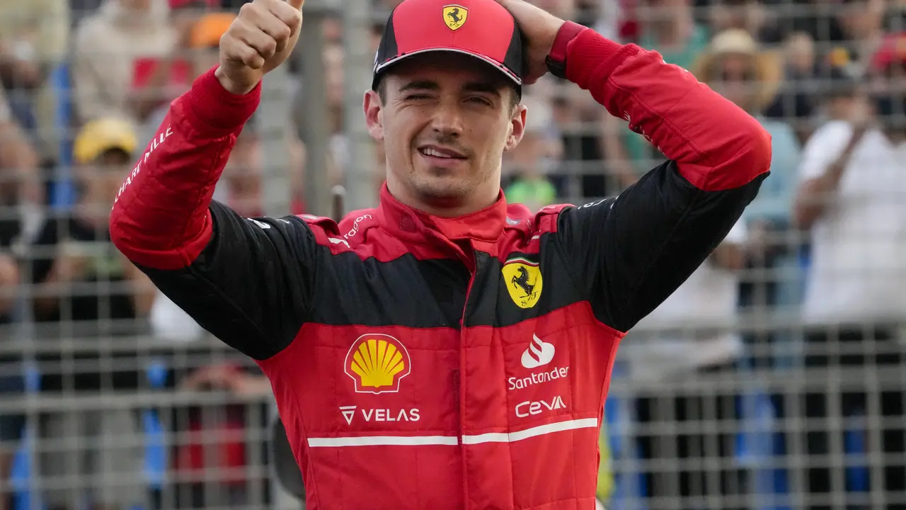 Pembalap Ferrari, Charles Leclerc.