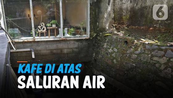 VIDEO: Kafe di Atas Saluran Air di Kemang, Penyebab Banjir?