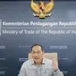 Menteri Perdagangan Muhammad Lutfi dalam Indonesia Knowledge Forum (IKF) X – 2021, Kamis (7/10/2021).