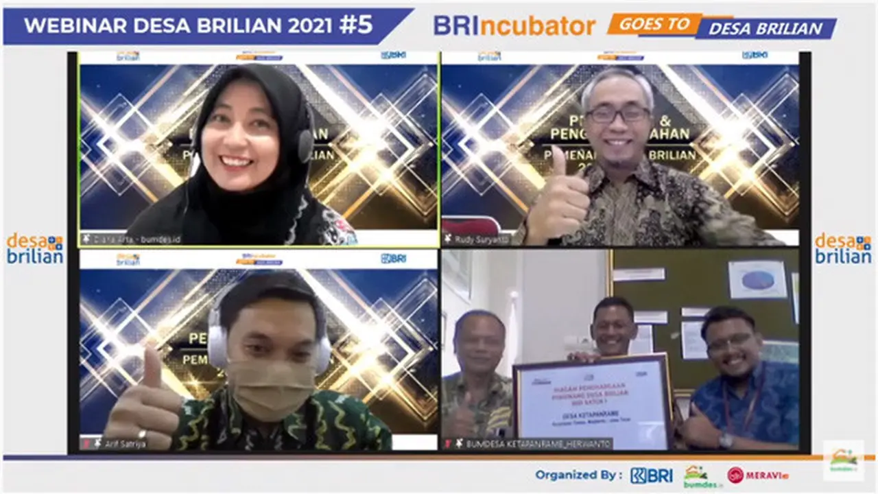 Gencar Kembangkan Potensi Desa dan Perekonomian Warga, Ketapanrame Jadi Desa BRILian 2021