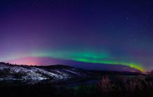 Keindahan fenomena aurora borealis terangi langit malam Norwegia