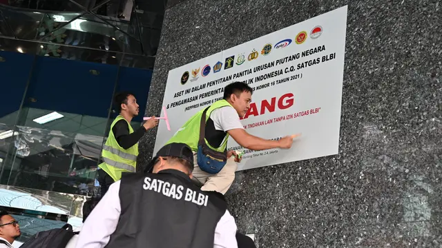 Satgas BLBI menyita Barang Jaminan dan atau Harta Kekayaan Lainnya Obligor Bank Indonesia Raya (BIRA) Atang Latief dan Obligor Bank Tamara Lidia Muchtar. (Dok Satgas BLBI)