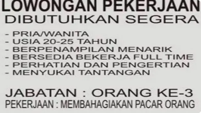 6 Lowongan Pekerjaan Uji Nyali Ini Nyeleneh, Mikir Dua Kali Sebelum Melamar