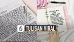 Tulisan tangan masing-masing orang pasti berbeda-beda. Tapi ada yang unik dari tulisan tangan ini karena mirip dengan ketik komputer.