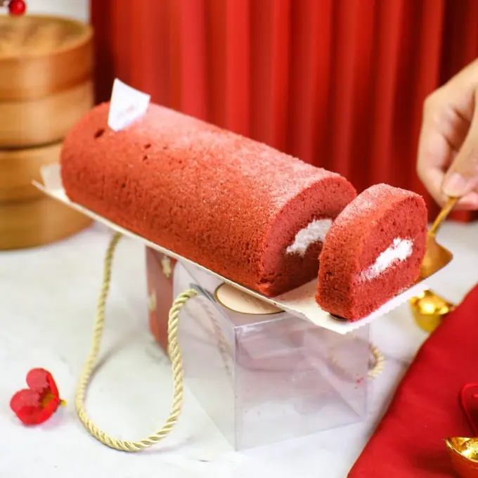 Bolu Gulung Red Velvet, Ide Kue Menarik Buat Dijadikan Hampers Imlek 2023