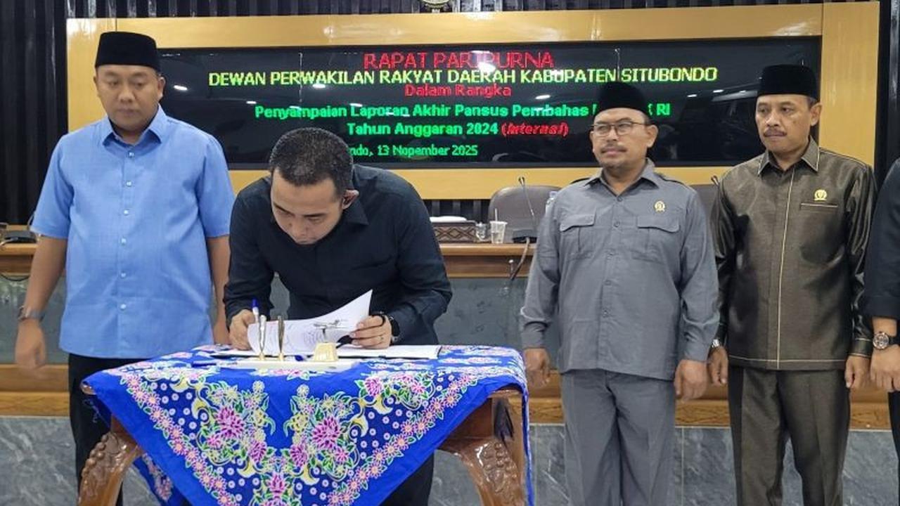 DPRD Situbondo Sepakati KUA-PPAS 2026, Fraksi Beri Catatan Penting