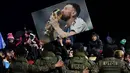 Gelar ini juga menjadi trofi elit ketiga bagi timnas Argentina dalam lima tahun terakhir. Sebelumnya, tim Tango sudah menjuarai Copa America 2021 dan Piala Dunia 2022. (Luis ROBAYO/AFP)