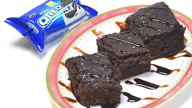 Resep Cara Membuat Brownies Oreo 3 Bahan Super Mudah Dan Praktis Lifestyle Fimela Com