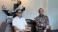 Dirjen Kependudukan dan Catatan Sipil (Dukcapil) Kemendagri Zudan Arif Fakrulloh dan Ketua KPU Hasyim Asyari. (Foto: Istimewa).