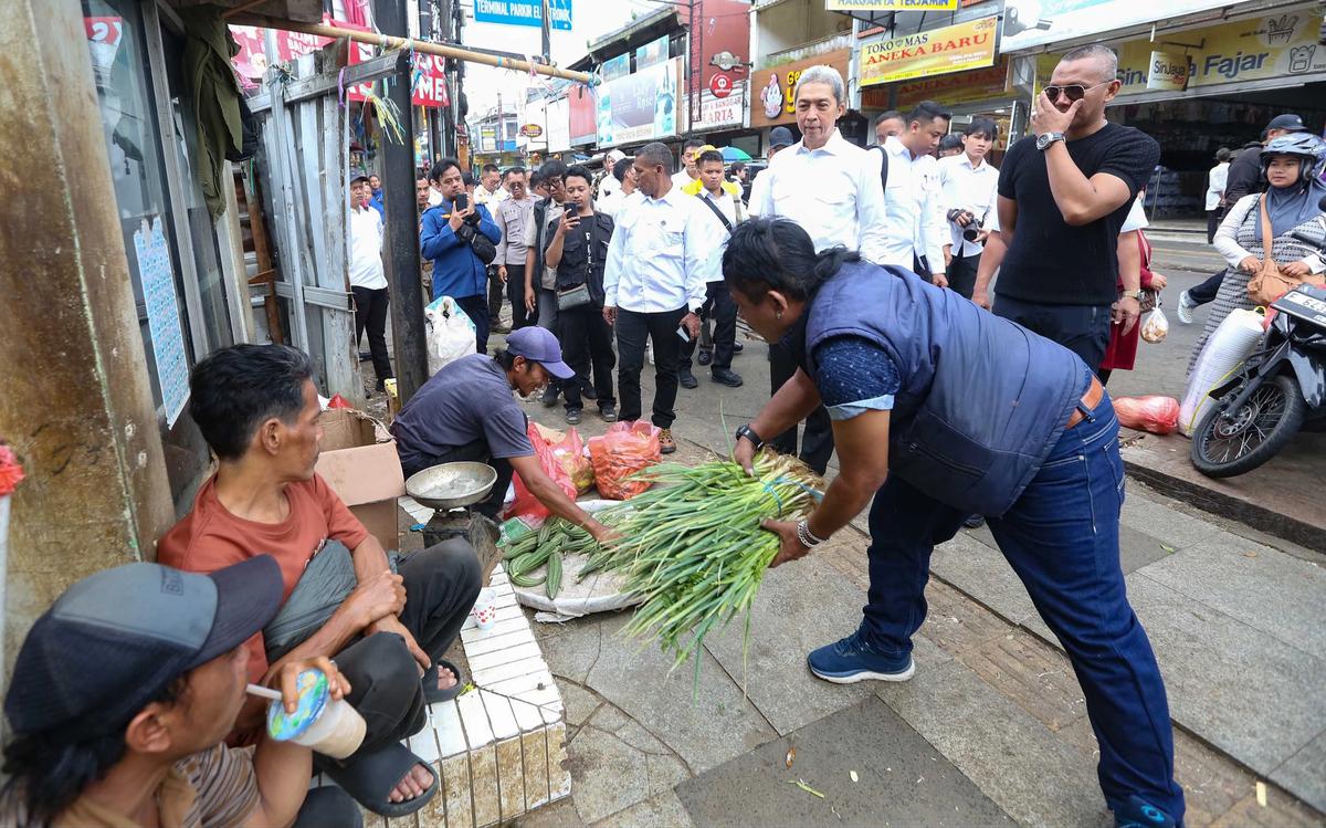 FOTO: Pasca Lebaran,  PKL Ditertibkan di Eks Pasar Bogor