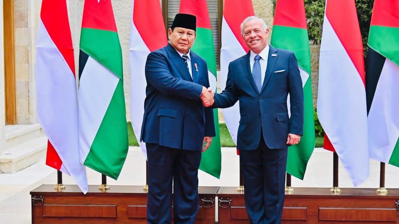 Deretan Kerja Sama Indonesia-Yordania usai Prabowo Bertemu Sahabat Lama