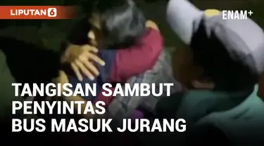 Kedatangan Korban Selamat Bus Masuk Jurang di Guci Tegal Disambut Tangisan Haru