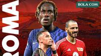 AS Roma - Pemain bidikan AS Roma: Bonucci, Chalobah, Thilo Kehrer (Bola.com/Salsa Dwi Novita)
