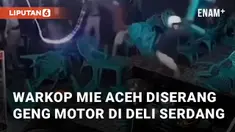 Aksi anarkis dilakukan oleh geng motor di Warkop Mie Aceh, Deli Serdang. Geng motor merusak perabotan, membanting meja dan kursi
