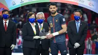 Penampilan gemilang kiper Timnas futsal Indonesia, Muhammad Albagir di partai final AFF Futsal 2022 menghadapi Thailand, Minggu, (10/4/2022) gagal membawa kembali gelar juara yang direbut pada 2010 silam. Timnas Indonesia harus menyerah 3-5 (2-2) via adu penalti. (AFF/FAT)