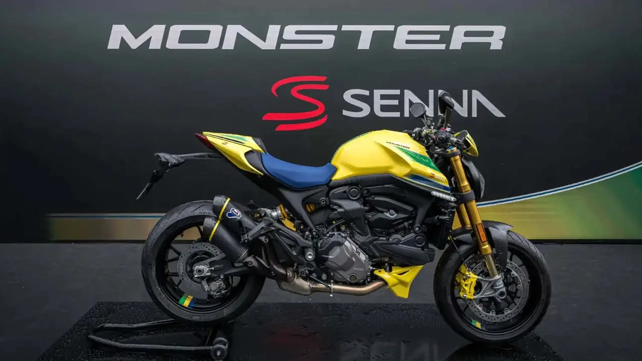 Ducati Luncurkan Monster Edisi Spesial Ayrton Senna (Motor1)