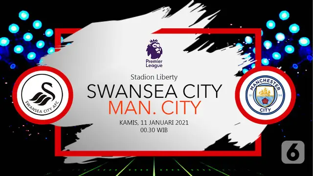 Prediksi Swansea City vs Manchester City